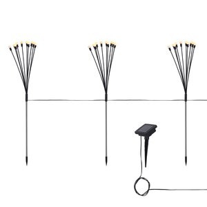 Solar fireflies 3x 10L warmwit - 1m lead - afbeelding 1
