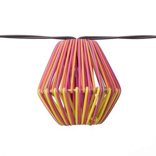 Solar Garden Solar lichtsnoer 10L PP rattan colored kabel bruin - D6,3xH6,5cm