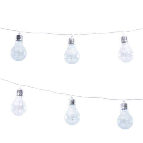 Solar Garden Solar partylight 10L transparant 3,8 m - 2 m lead - afbeelding 1