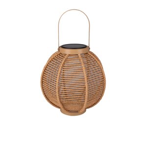 Solar Garden Solar + USB lantaarn natural - D23xH23cm - afbeelding 1