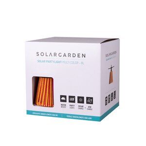 Solar Garden Solar + USB partylight 8L multicolor - D10xH8,5cm - afbeelding 6