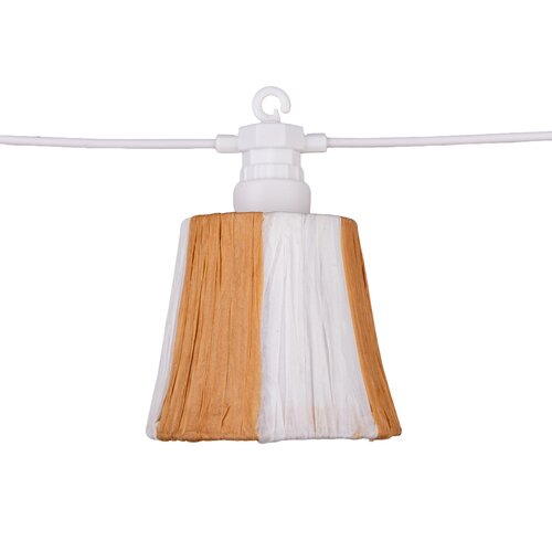 Solar Garden Solar + USB partylight 8L natural/white - D9,5xH8,5cm - afbeelding 3