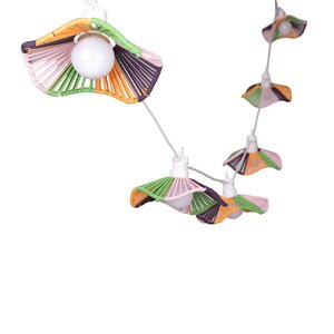 Solar Garden Solar + USB partylight 8L tropical - D15xH5cm - afbeelding 1