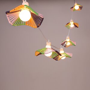 Solar Garden Solar + USB partylight 8L tropical - D15xH5cm - afbeelding 2