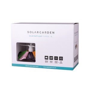 Solar Garden Solar + USB partylight 8L tropical - D15xH5cm - afbeelding 6