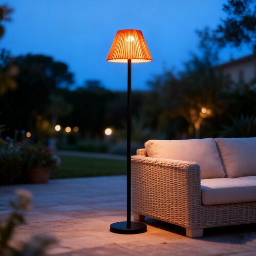 Solar Garden Solar + USB vloerlamp multicolor - D30xH145cm - afbeelding 4