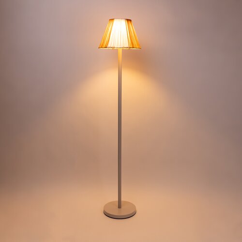 Solar Garden Solar + USB vloerlamp natural/white - D30xH145cm - afbeelding 2