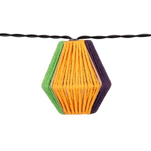 Solar Lichtsnoer Tropical USB 10 Led lampjes - D6xH6,5cm - afbeelding 3