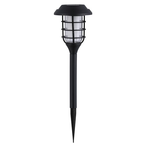 Solar steker lantaarn D 12 x H 41 cm zwart - afbeelding 1
