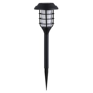 Solar steker lantaarn D 12 x H 41 cm zwart - afbeelding 1