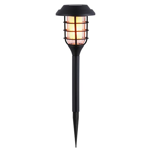 Solar steker lantaarn D 12 x H 41 cm zwart - afbeelding 2