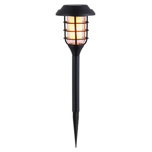 Solar steker lantaarn D 12 x H 41 cm zwart - afbeelding 2