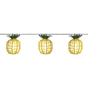 Solar stringlight 12x Ananas 3,3m + 3m lead