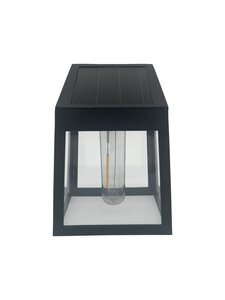 Solar wandlamp 9 x 7 x 13 cm zwart - afbeelding 1