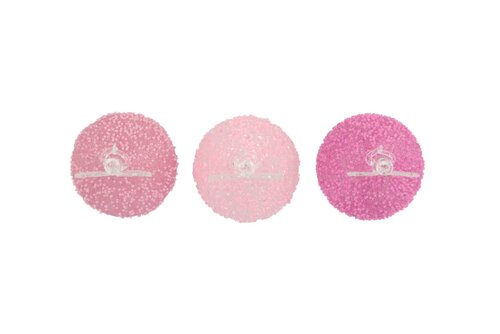 Sparkly Fuchsia/Pink Led Angel Glass Ass 6 x 9 cm - afbeelding 2