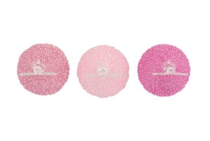 Sparkly Fuchsia/Pink Led Angel Glass Ass 7 x 12 cm - afbeelding 2