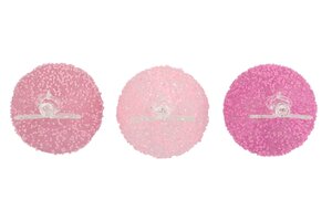 Sparkly Fuchsia/Pink Led Angel Glass Ass 9 x 16 cm - afbeelding 2