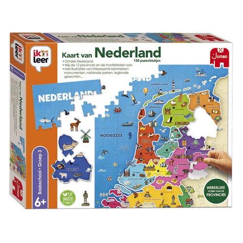 Spel Ik Leer Kaart van Nederland