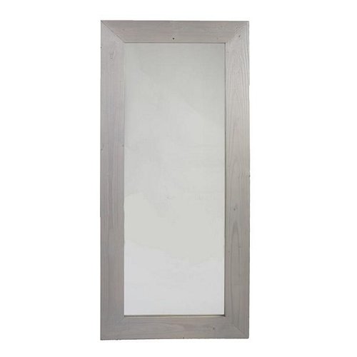 Spiegel hout rechth. white wash L