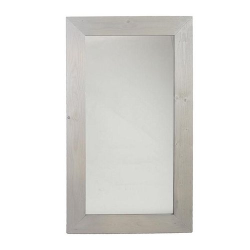 Spiegel hout rechth. white wash S