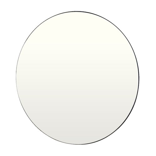 Spiegel metalen rand met smoke glas - Ø 80 cm