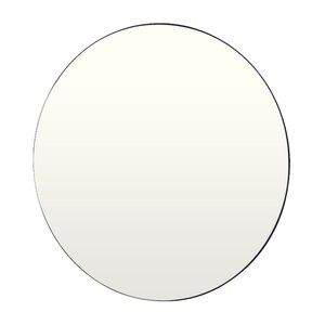 Spiegel metalen rand met smoke glas - Ø 80 cm