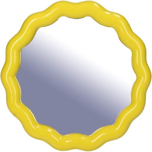 Spiegel geel - D 17,5 cm
