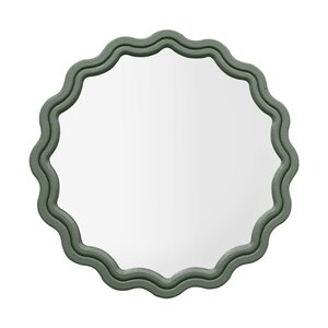 Spiegel Wavy D 80 cm sage green - afbeelding 2