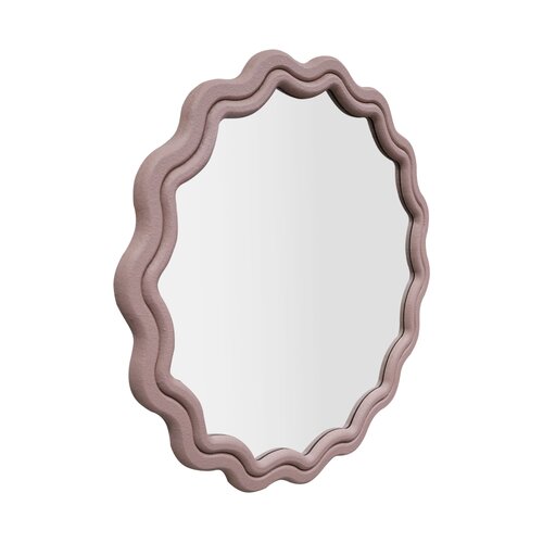 Spiegel Wavy D 80 cm soft pink - afbeelding 1