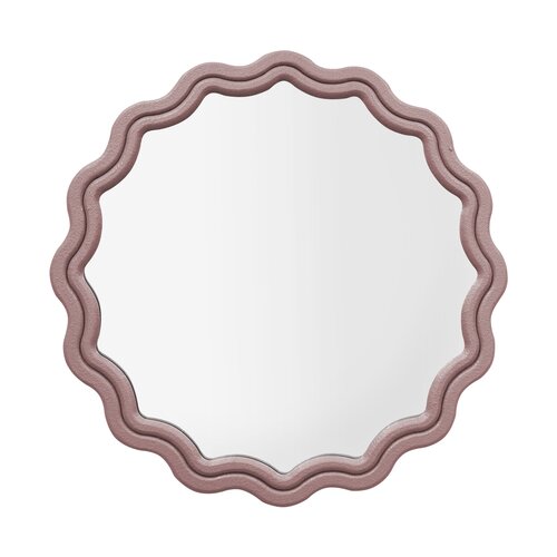 Spiegel Wavy D 80 cm soft pink - afbeelding 2