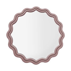 Spiegel Wavy D 80 cm soft pink - afbeelding 2