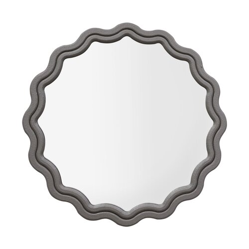 Spiegel Wavy D 80 cm warm grey - afbeelding 2