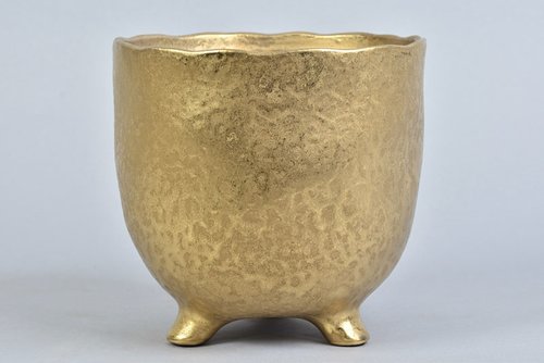 St Tropez Pot Gold - 18 x 17 cm