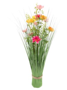 Staand Boeket Bloemen Kleurrijk - H 60 cm