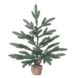 Startree Kunstkerstboom Noel pine op jute voet - H 60 cm - afbeelding 1