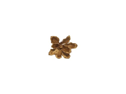 Steker bloem D 22 cm brandy