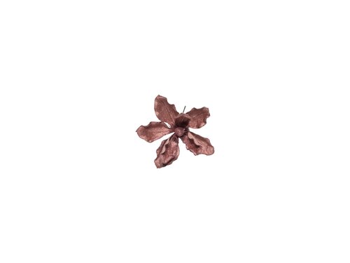 Steker bloem D 22 cm old pink