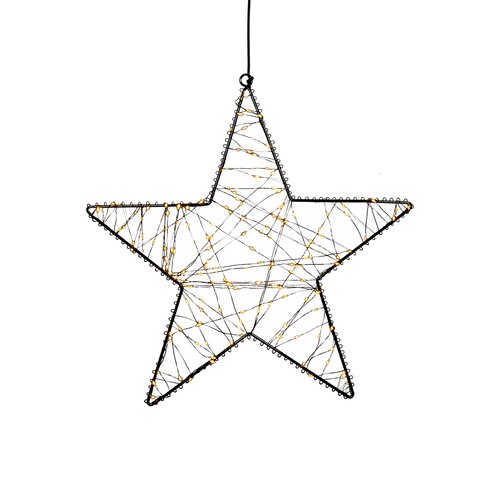 Ster 160led op batterij 36cm cw