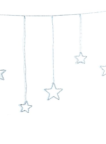 Ster-gordijnverl. 364l. 200x80cm cw