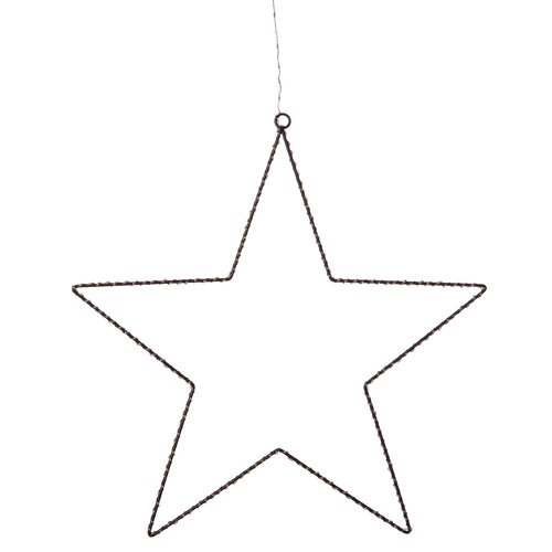 Ster metaal 200l 37cm cw zwart