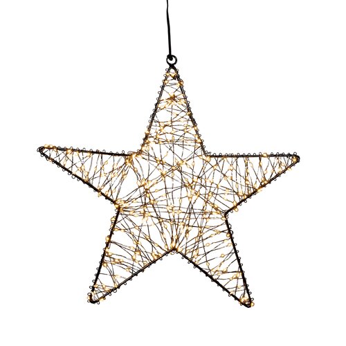 Anna's Collection ster metaal LED classic - H 36 cm