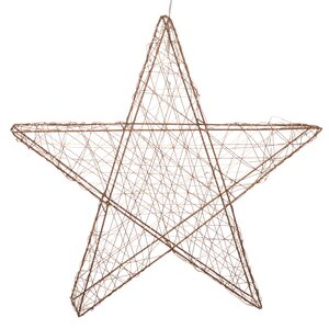 Anna's Collection ster metaal goud 35l - H 30cm