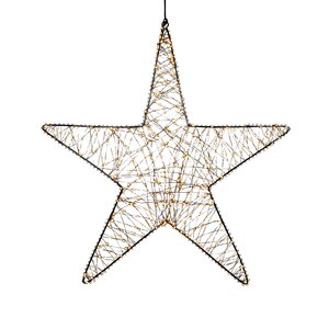 Anna's Collection ster metaal LED classic - H 56 cm