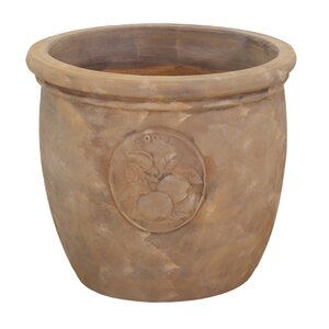 Stevige Bloempot Antiek - Terra Appel - D 20 x H 18 cm - afbeelding 2