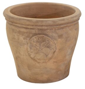 Stevige Bloempot Antiek - Terra Appel - D 28 x H 24 cm - afbeelding 1