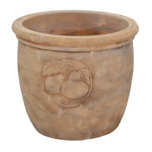 Stevige Bloempot Antiek - Terra Peer - D 28 x H 25 cm - afbeelding 2