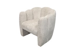 Stoel Helsinki 84 x 73 x 76 cm bouclé beige - afbeelding 2