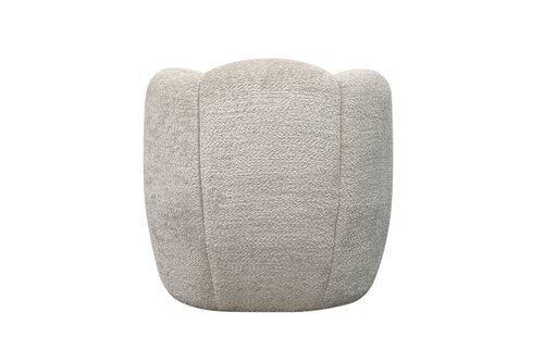 Stoel Helsinki 84 x 73 x 76 cm bouclé beige - afbeelding 4