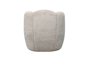 Stoel Helsinki 84 x 73 x 76 cm bouclé beige - afbeelding 4