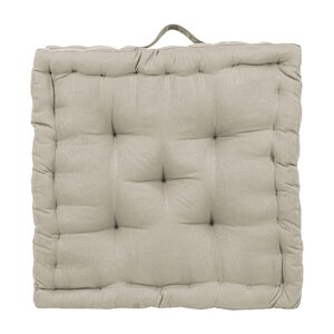 Stoelkussen 40 x 40 x 8 cm Beige - afbeelding 2